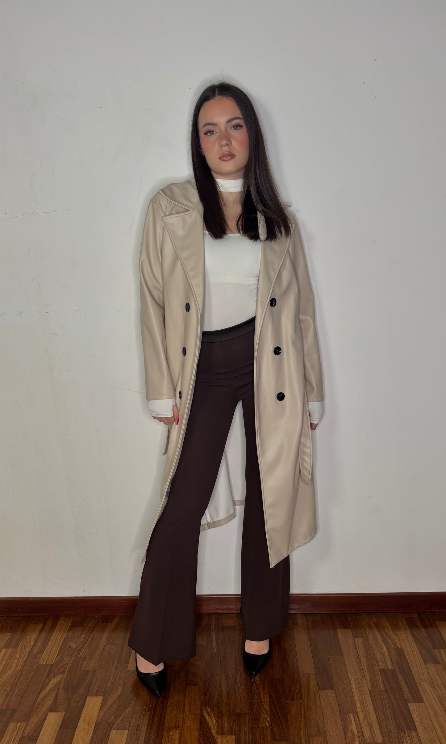 Trench eco-pelle