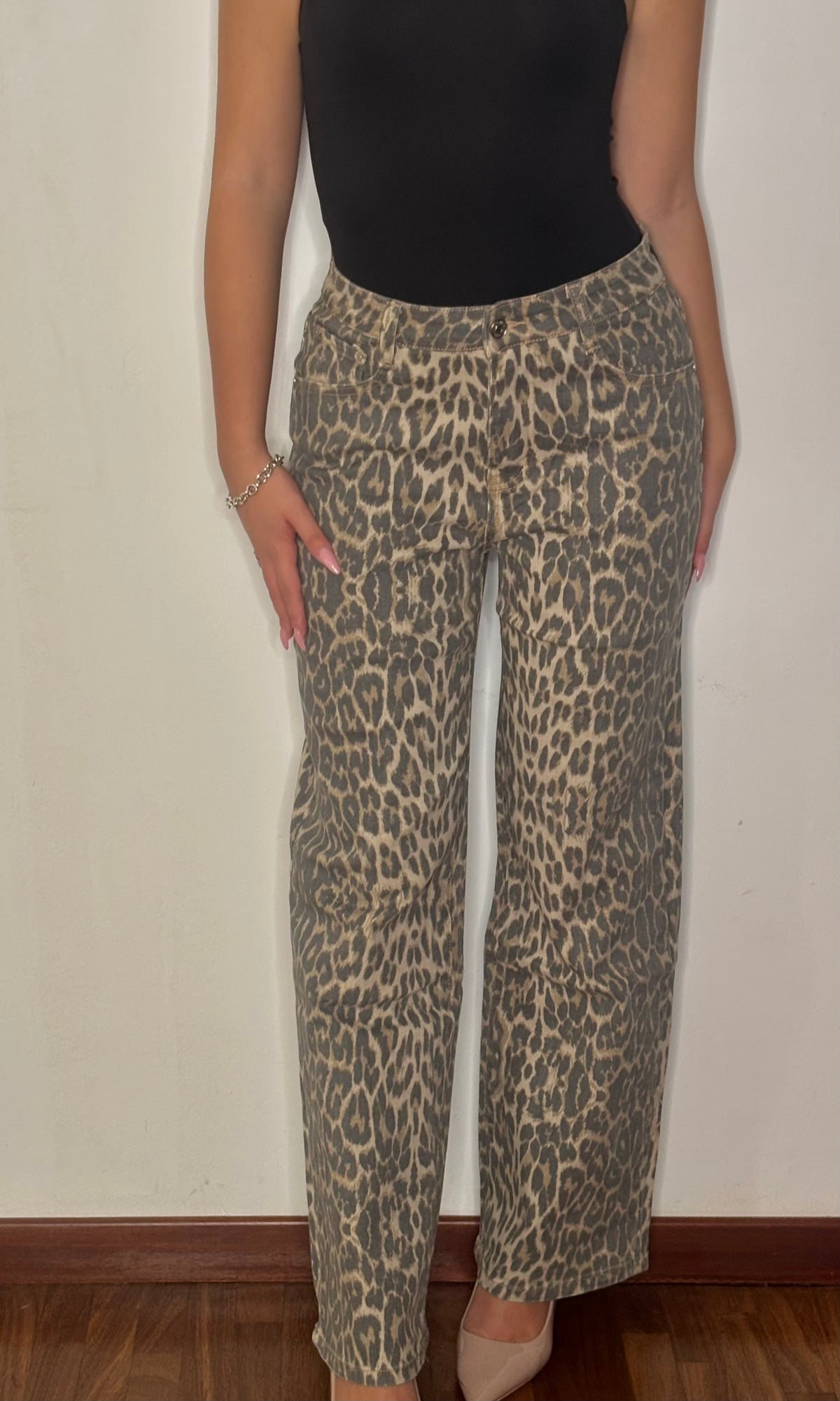 Jeans Animalier sabbia