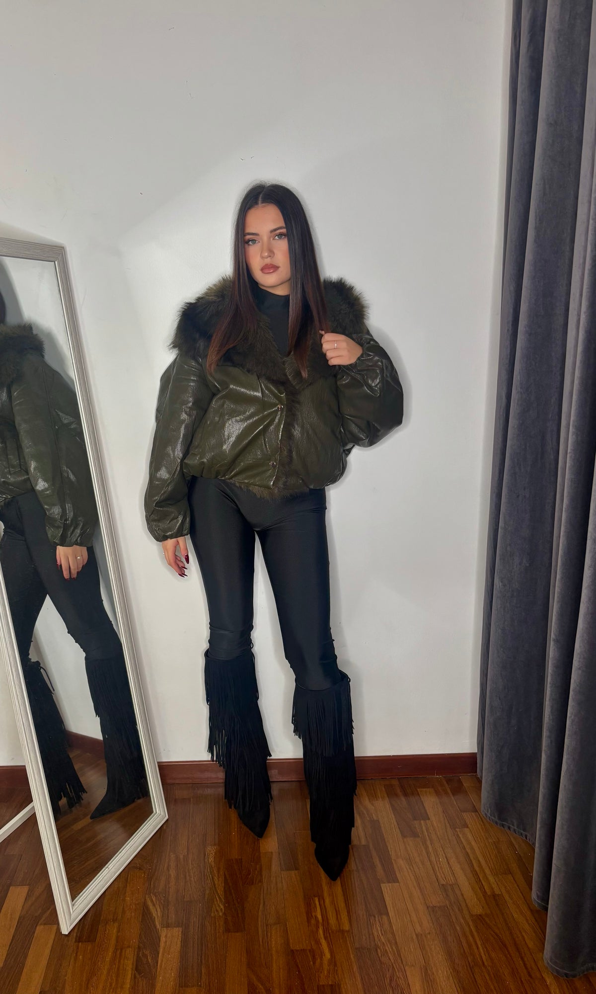 Pelliccia eco reversibile Giorgie