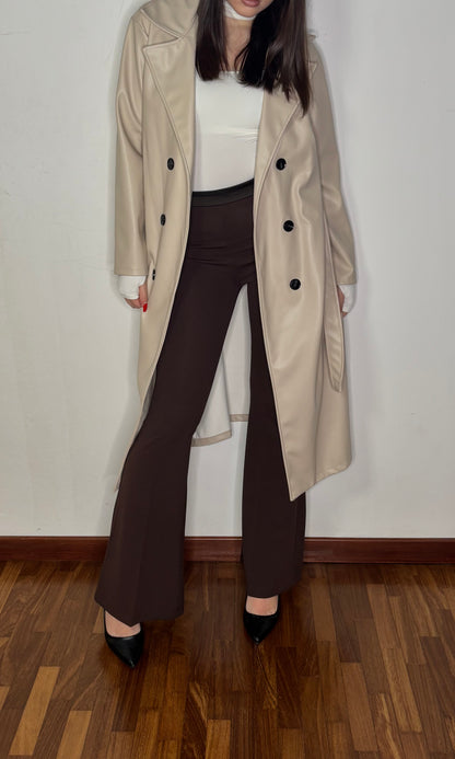 Trench eco-pelle