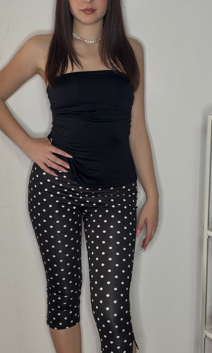Pantalone Capri pois