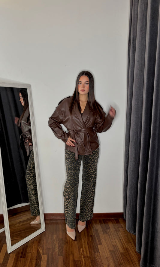 Giacca eco-pelle Axel