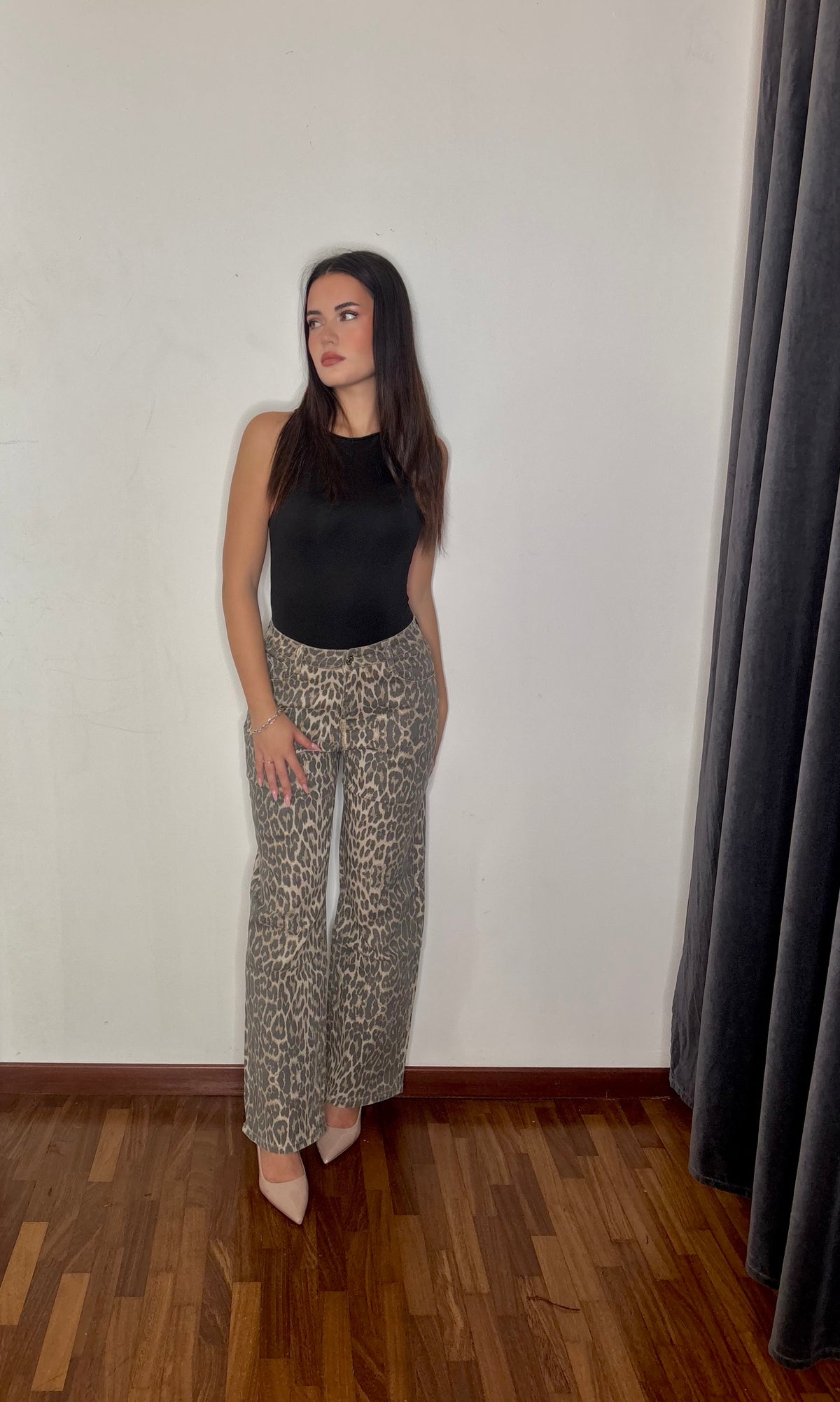 Jeans Animalier sabbia