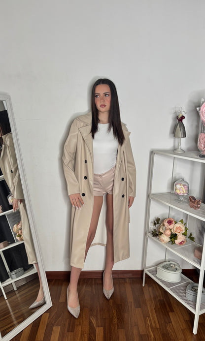 Trench eco-pelle