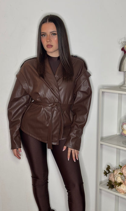 Giacca eco-pelle Axel