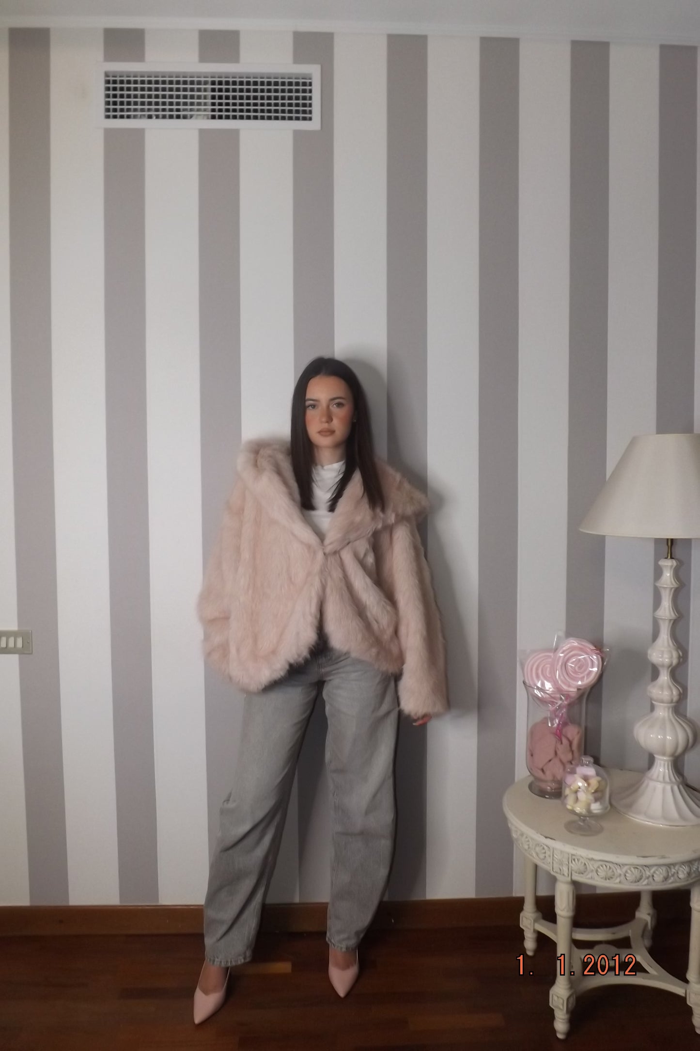 Pelliccia bubble pink