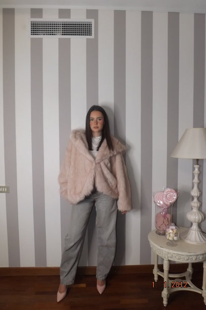 Pelliccia bubble pink