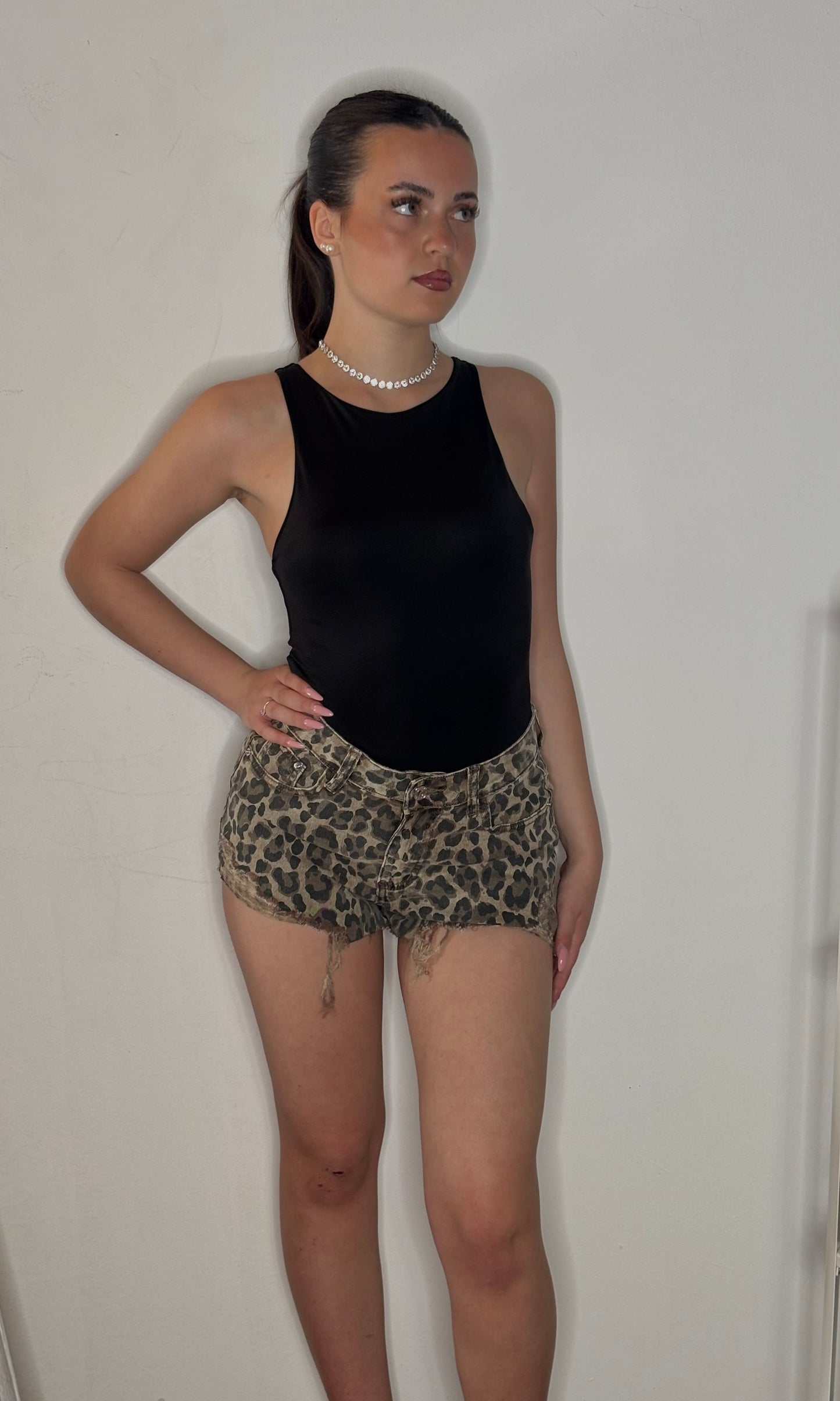 Shorts Jeans Animalier