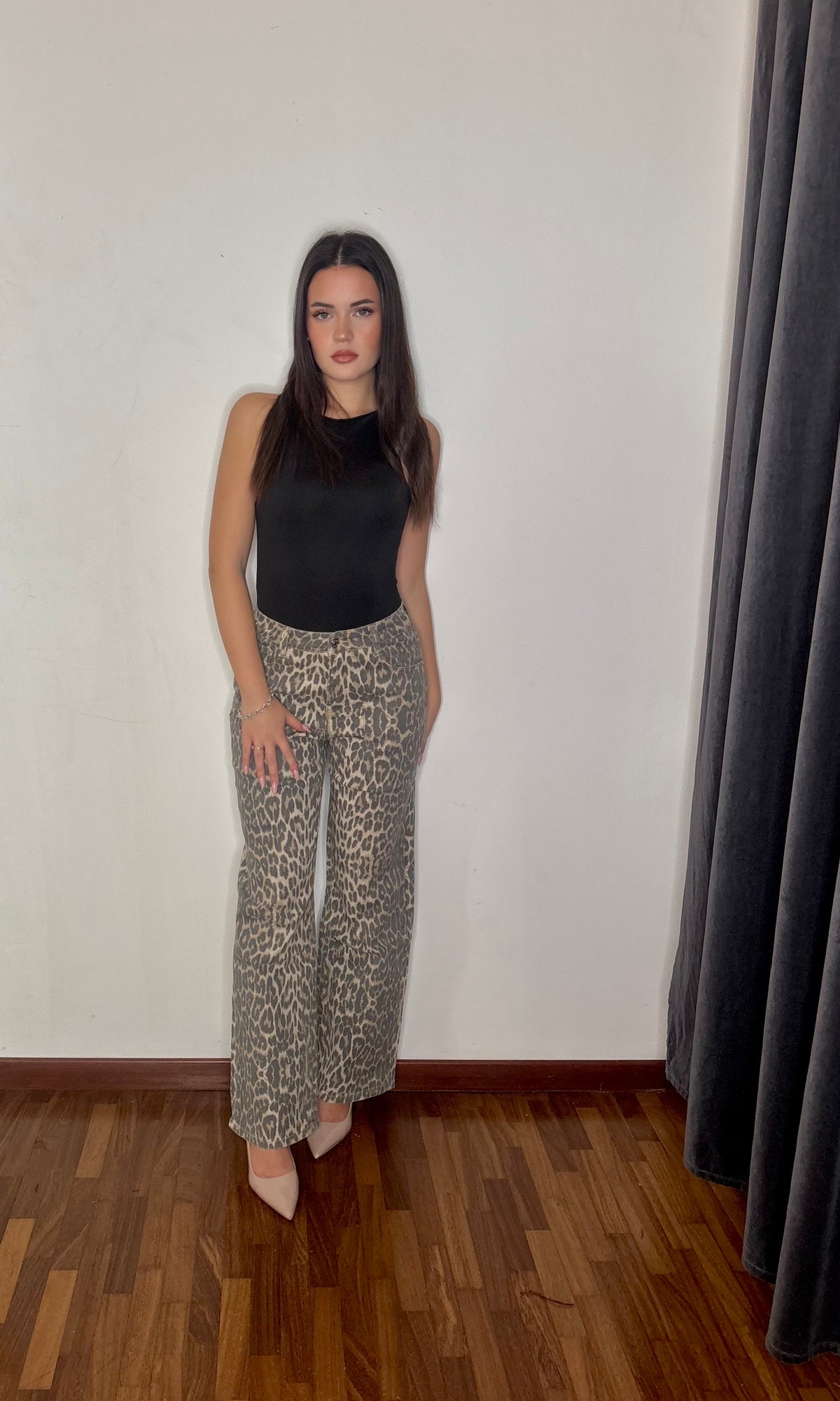 Jeans Animalier sabbia